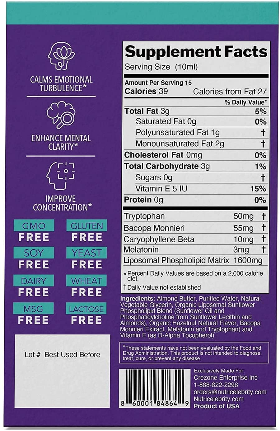 Go Sleep (Hazelnut)-NutriCelebrity