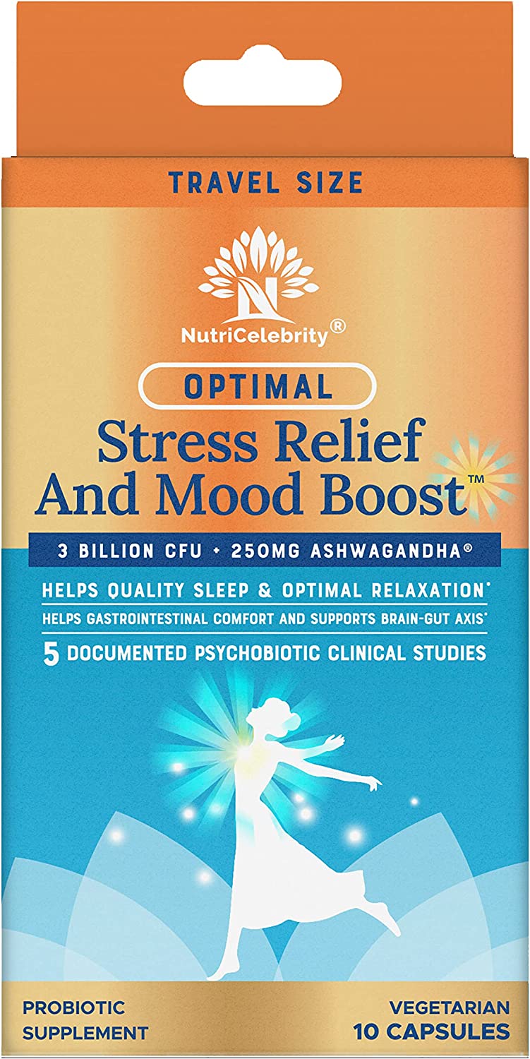 Travel Size Optimal Stress Relief and Mood Boost Supplement