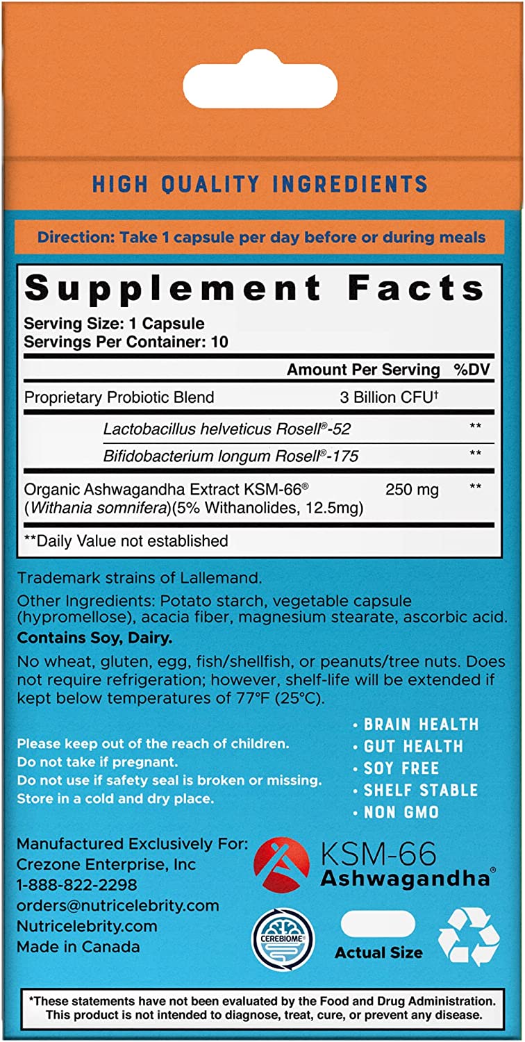 Travel Size Optimal Stress Relief and Mood Boost Supplement