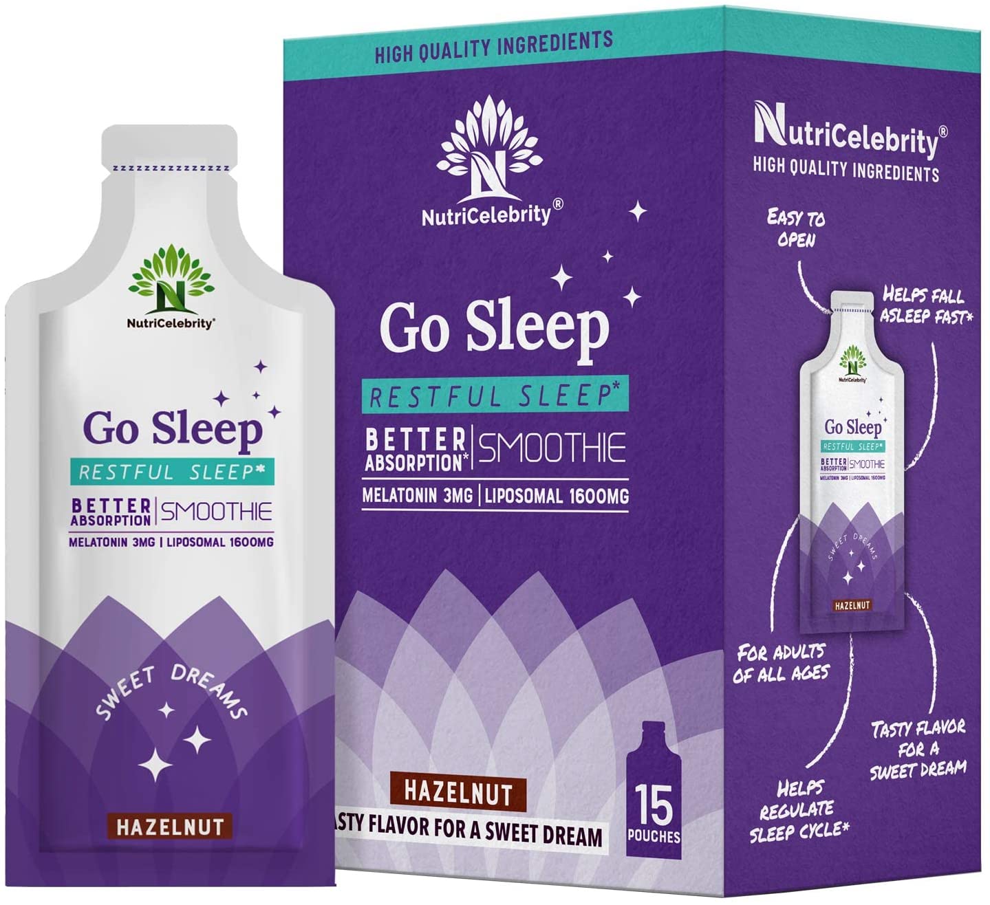 Go Sleep (Hazelnut) - Wholesale (6 units)-NutriCelebrity