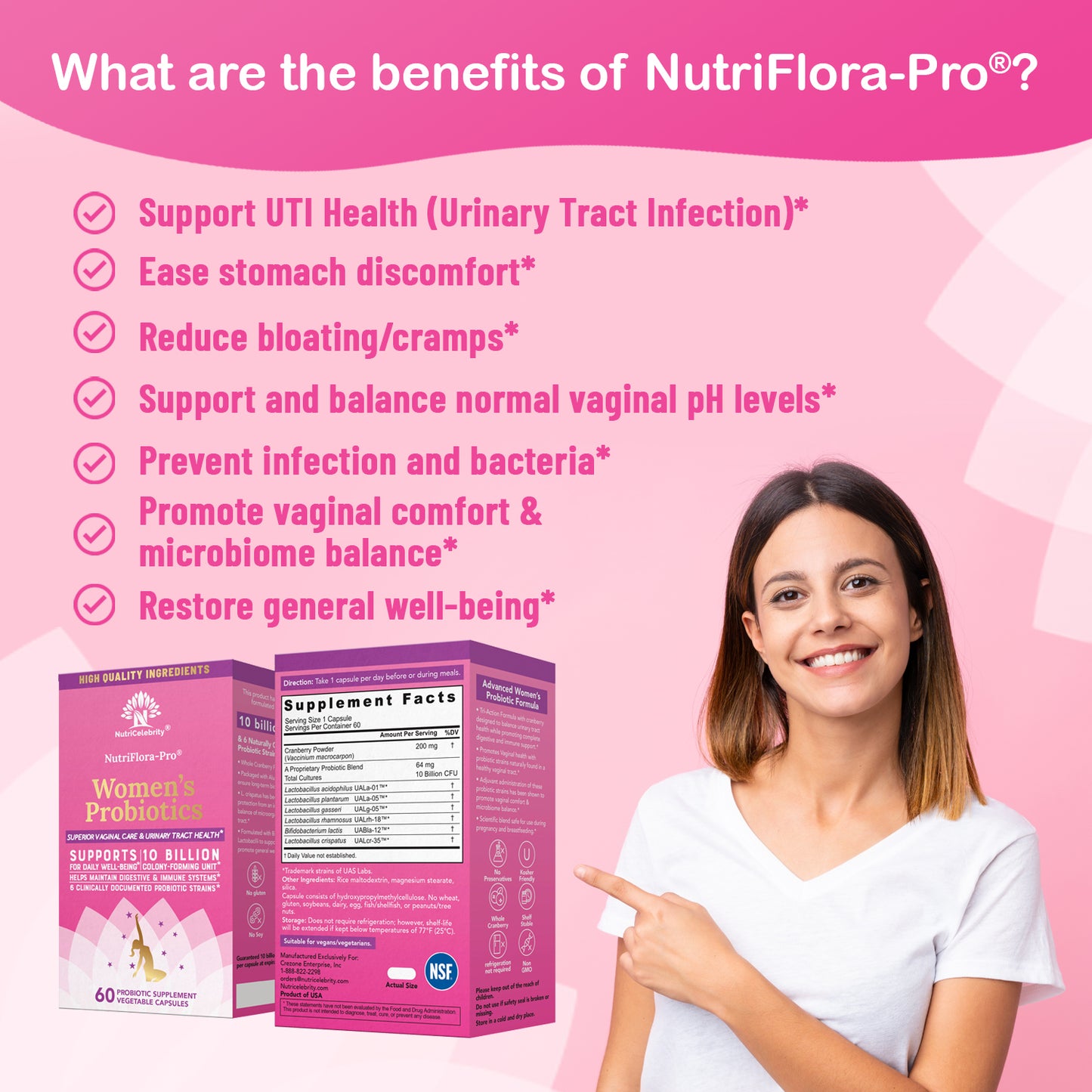 NutriFlora-Pro® (60 capsules)