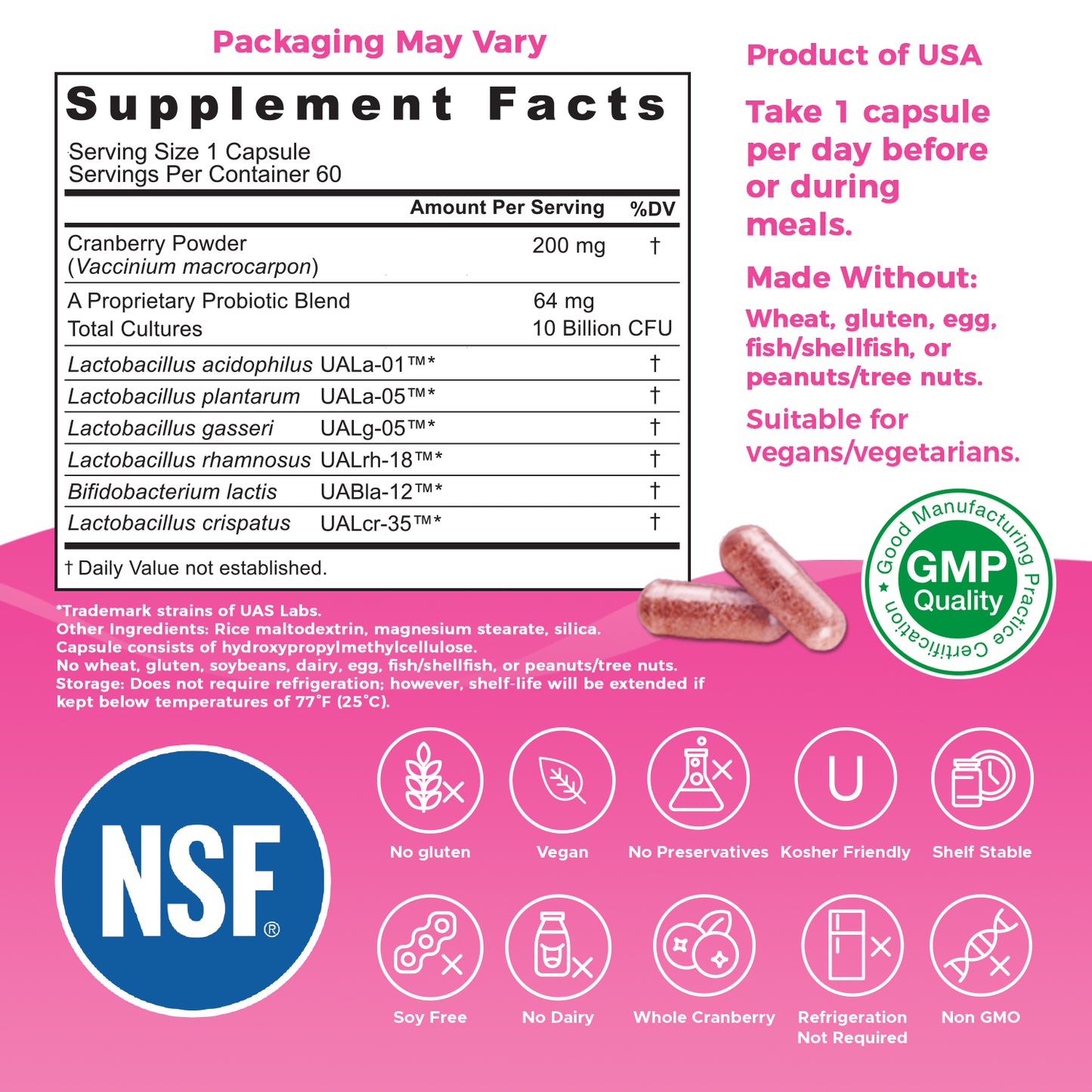 NutriFlora-Pro® (60 capsules)