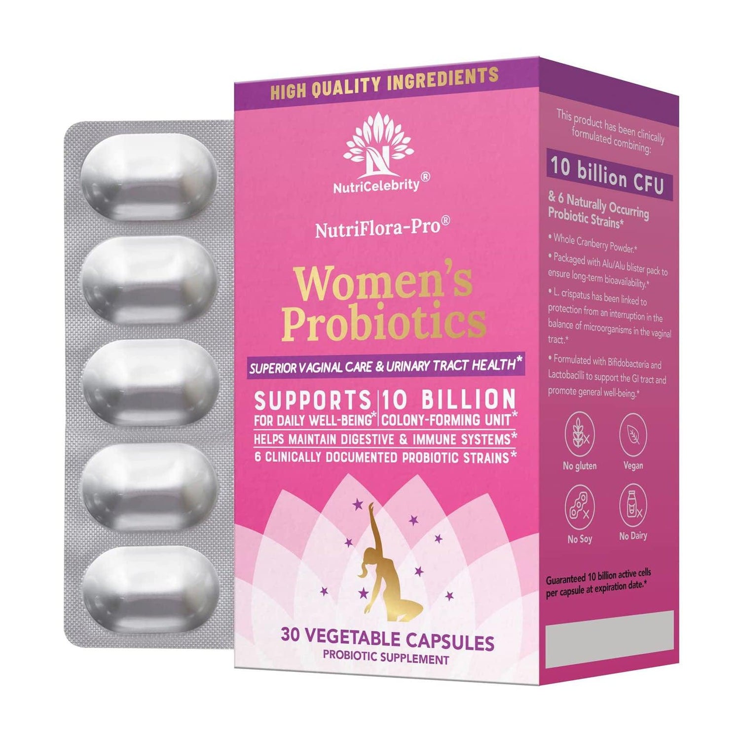NutriFlora-Pro® (30 capsules) - Wholesale (6 units)-NutriCelebrity
